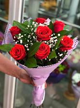 Букет цветов из:  Розы #REPLACE_PRED# Кенже
