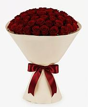 Букет 101 Бордовая роза Блэк Бакарра в Кенже