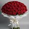Букет 101 Красная роза Блэк Мэджик в Кенже
