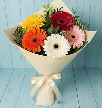 Букет цветов из:  Герберы в Кенже