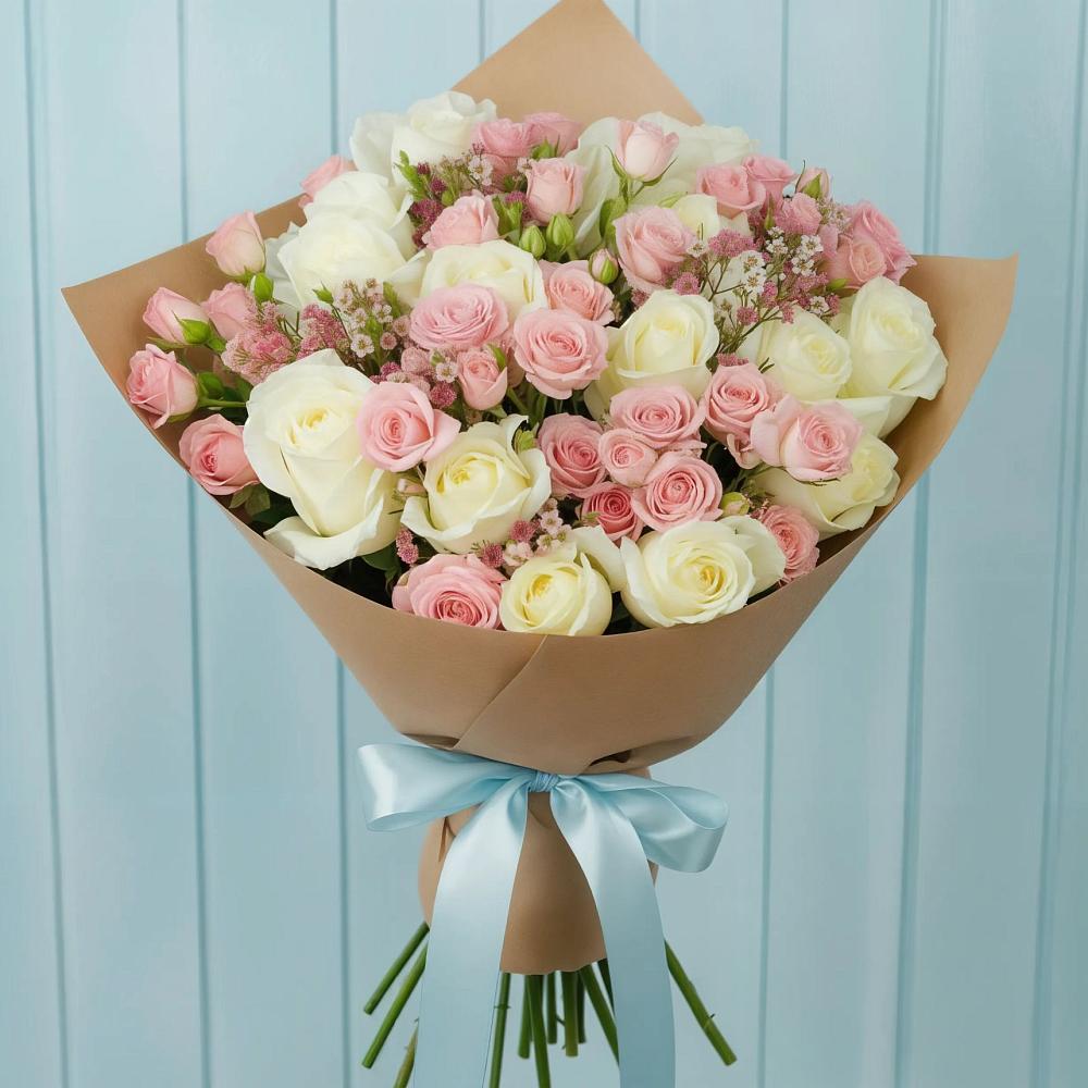 Букет цветов из: Розы в Кенже