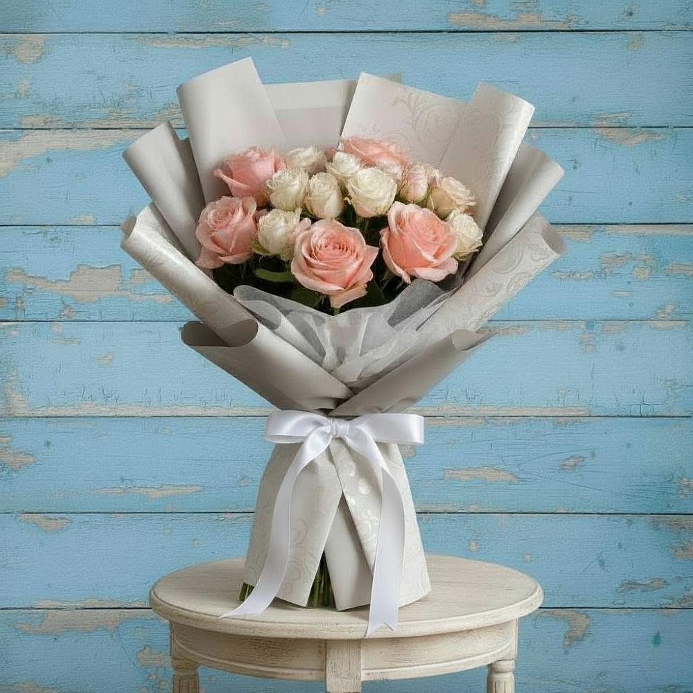 Букет цветов из: Розы в Кенже