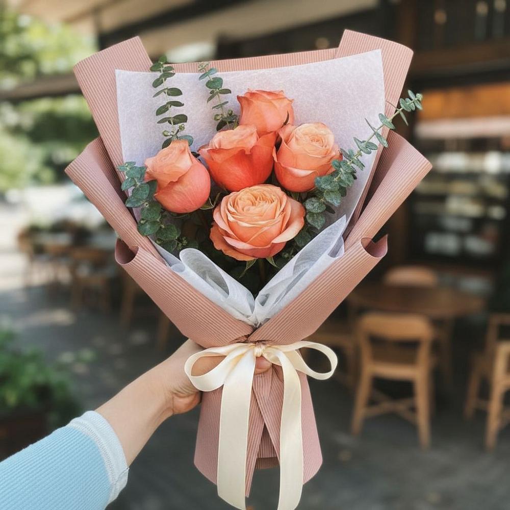 Букет цветов из: Розы в Кенже