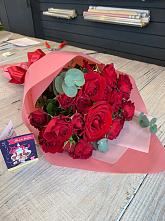 Букет цветов из:  Розы #REPLACE_PRED# Кенже