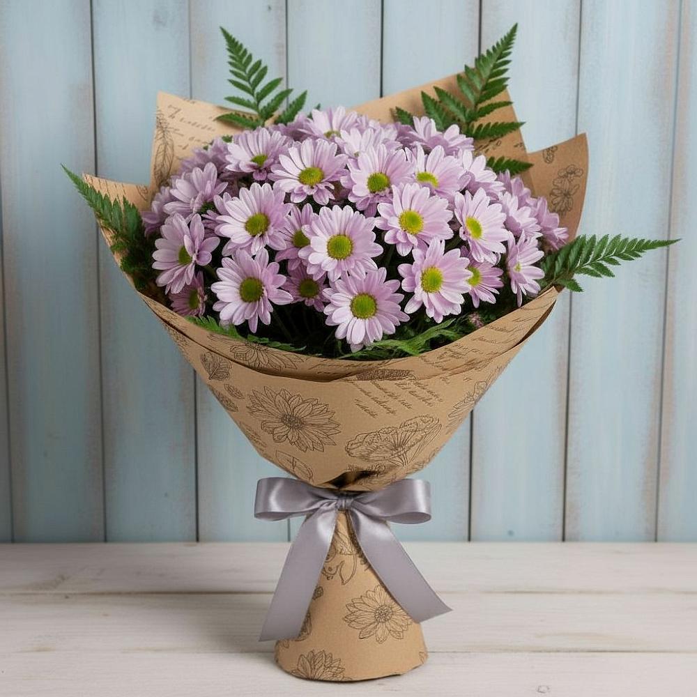 Букет цветов из: Хризантемы в Кенже