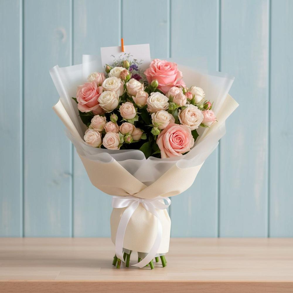 Букет цветов из: Розы в Кенже