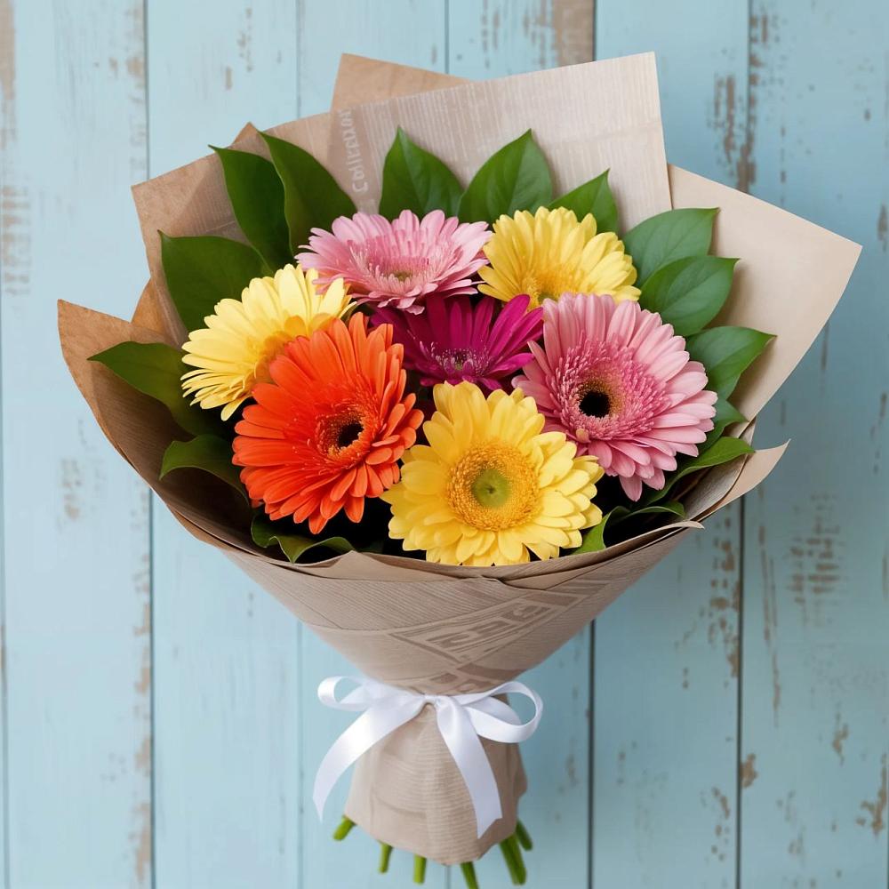 Букет цветов из: Герберы в Кенже