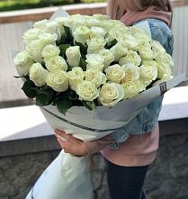 Букет 35 Белых роз #REPLACE_PRED# Кенже