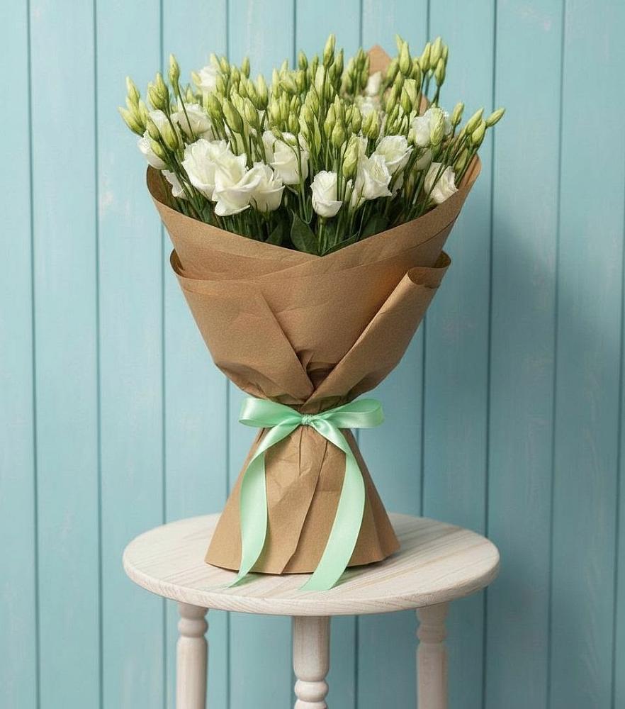 Букет цветов из: Лизиантусы в Кенже