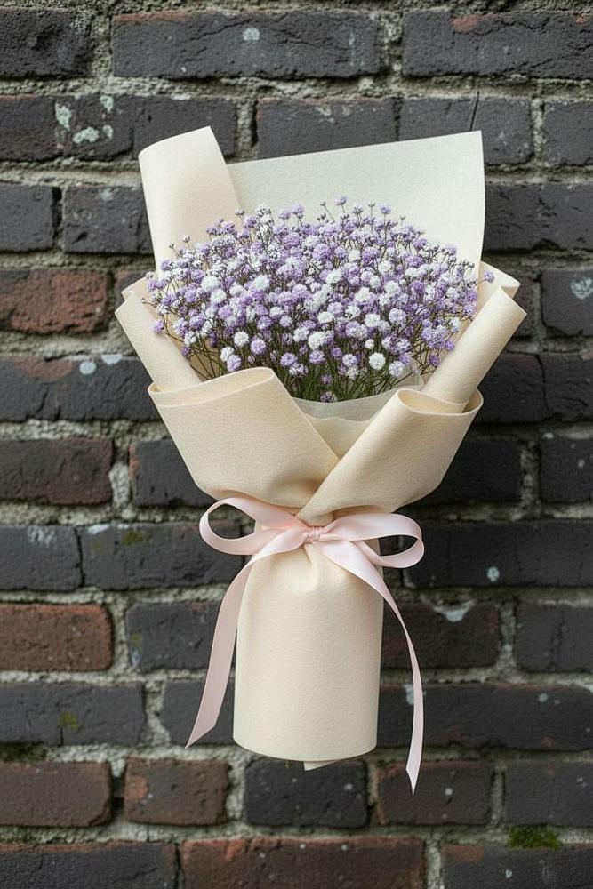 Букет цветов из: Гипсофила в Кенже