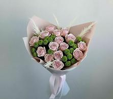 Букет цветов из:  Розы и Хризантемы #REPLACE_PRED# Кенже