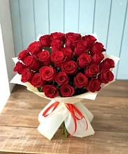 Букет 29 Красных роз в Кенже