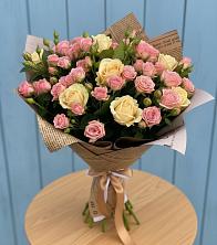 Букет цветов из:  Розы в Кенже