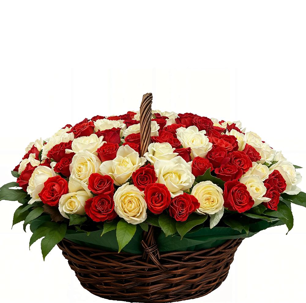 Премиум букет из: Розы в Кенже