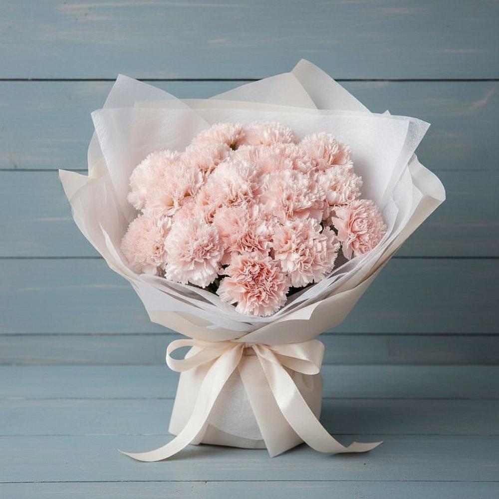 Букет цветов из: Гвоздики в Кенже