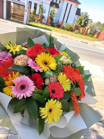 Букет цветов из: Герберы в Кенже
