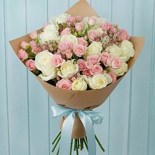 Букет цветов из:  Розы #REPLACE_PRED# Кенже
